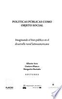 Políticas públicas como objeto social