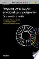 Programa PREDEMA. Programa de educación emocional para adolescentes