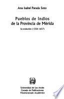 Pueblos de Indios de la provincia de Mérida