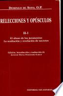 Relecciones y opúsculos