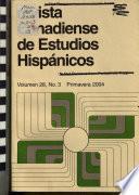 Revista Canadiense de Estudios Hispánicos