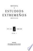 Revista de estudios extremeños