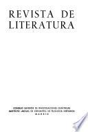 Revista de literatura