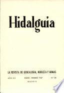 Revista Hidalguía número 80. Año 1967