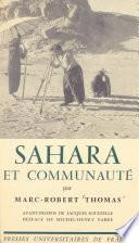 Sahara et communauté