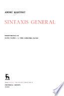 Sintaxis general