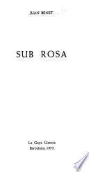 Sub rosa