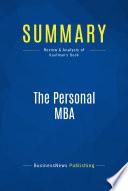 Summary: The Personal MBA