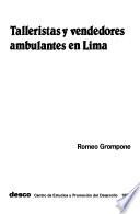 Talleristas y vendedores ambulantes en Lima