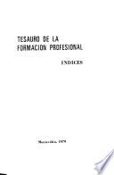 Tesauro de la formación profesional