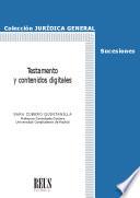 Testamento y contenidos digitales