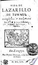 Vida de Lazarillo de Tormes